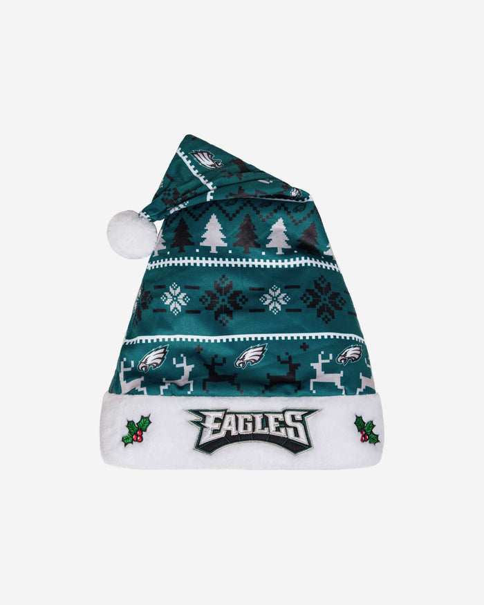 Philadelphia Eagles Family Holiday Santa Hat FOCO - FOCO.com