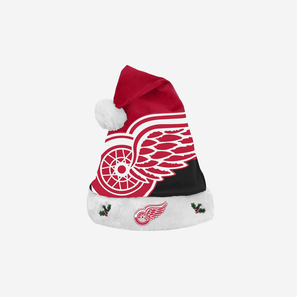 Detroit Red Wings Season Spirit Basic Santa Hat FOCO - FOCO.com