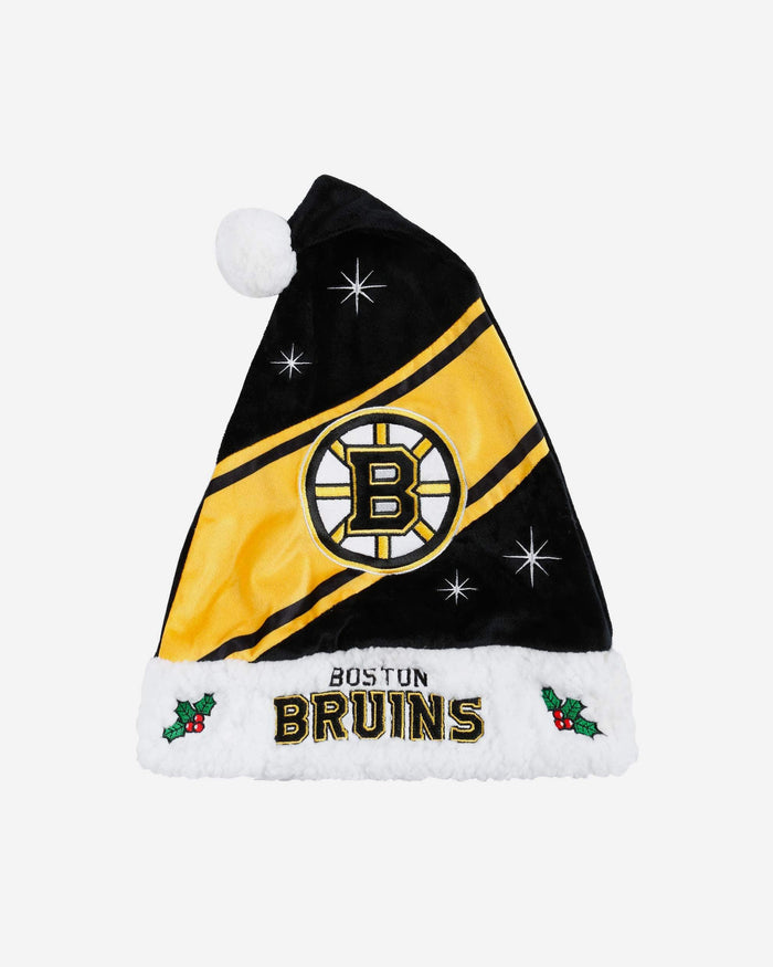 Boston Bruins High End Santa Hat FOCO - FOCO.com