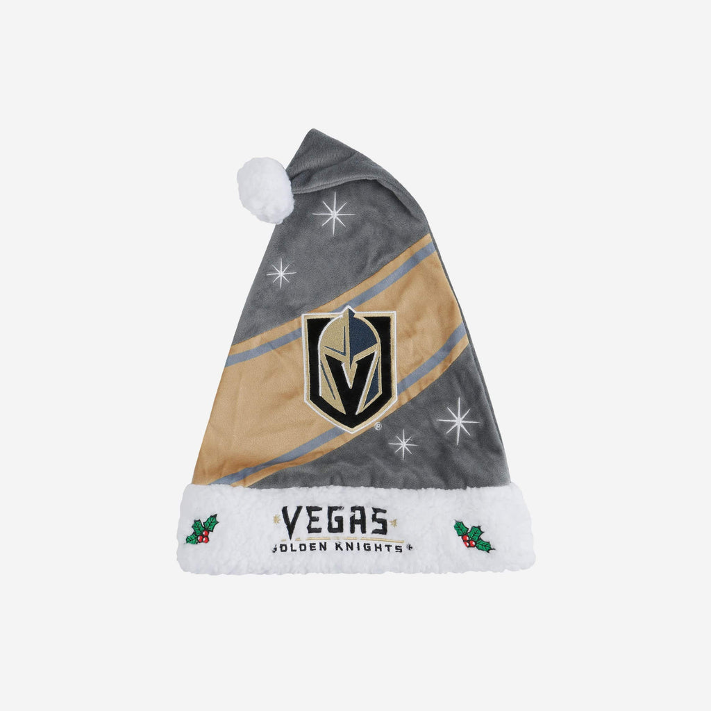 Vegas Golden Knights High End Santa Hat FOCO - FOCO.com