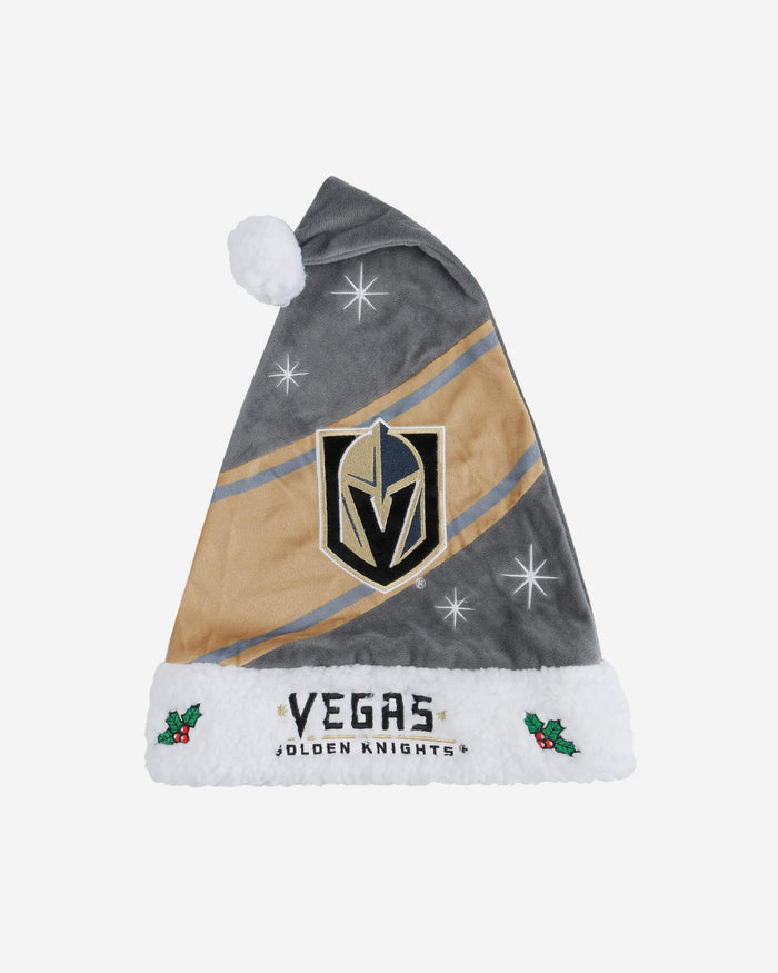 Vegas Golden Knights High End Santa Hat FOCO - FOCO.com