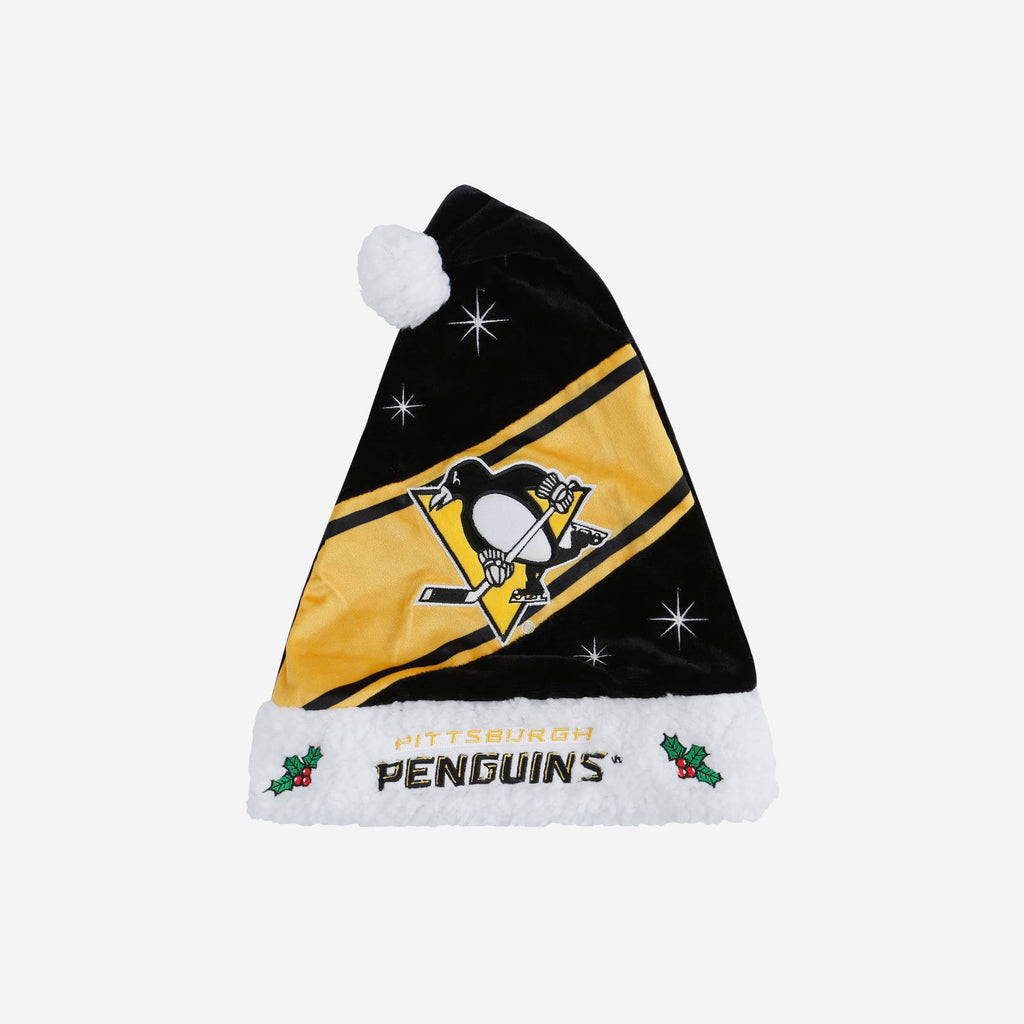 Pittsburgh Penguins High End Santa Hat FOCO - FOCO.com