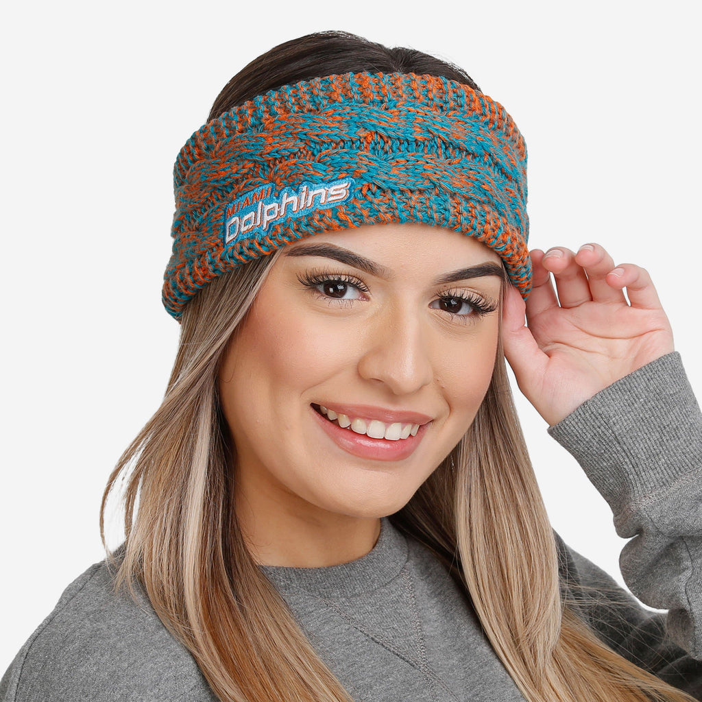Miami Dolphins Womens Colorblend Headband FOCO - FOCO.com