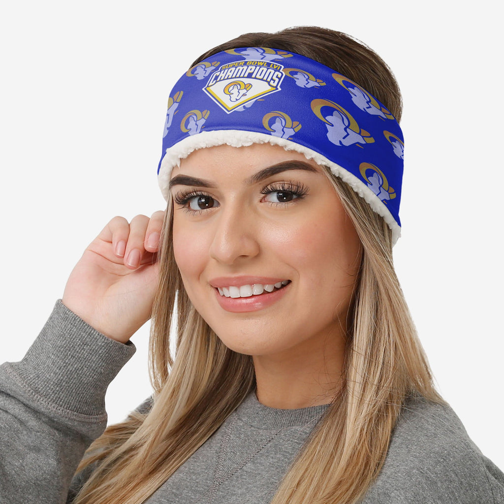 Los Angeles Rams Super Bowl LVI Champions Headband FOCO - FOCO.com