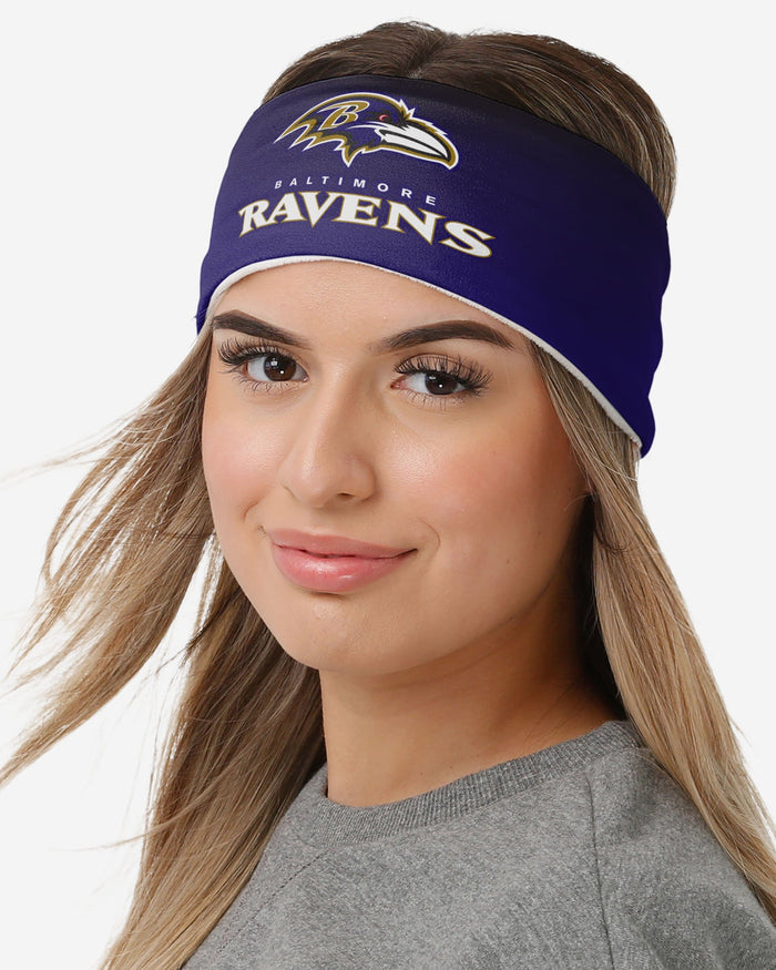 Baltimore Ravens Womens Gradient Printed Headband FOCO - FOCO.com