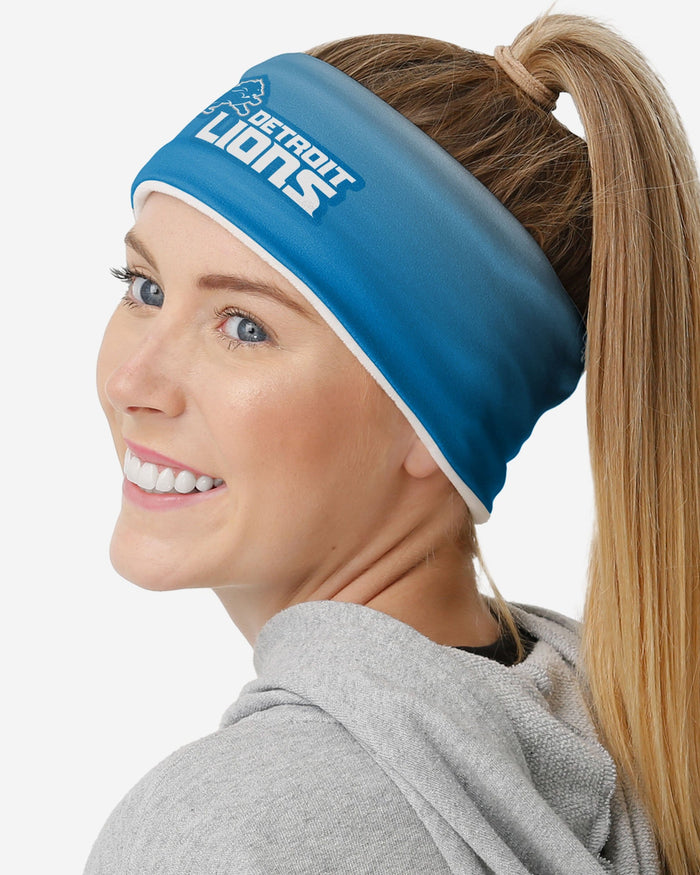 Detroit Lions Womens Gradient Printed Headband FOCO - FOCO.com