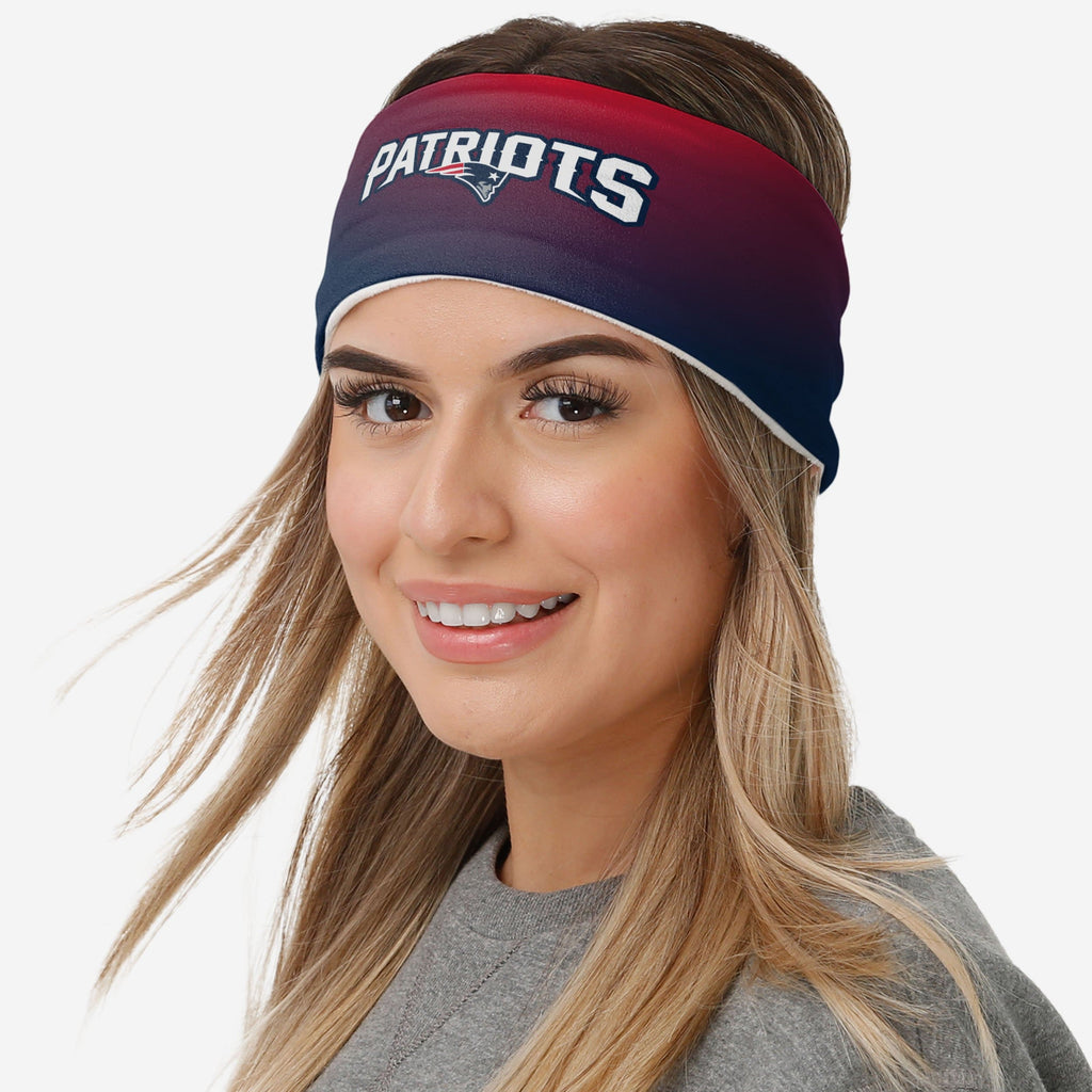 New England Patriots Womens Gradient Printed Headband FOCO - FOCO.com