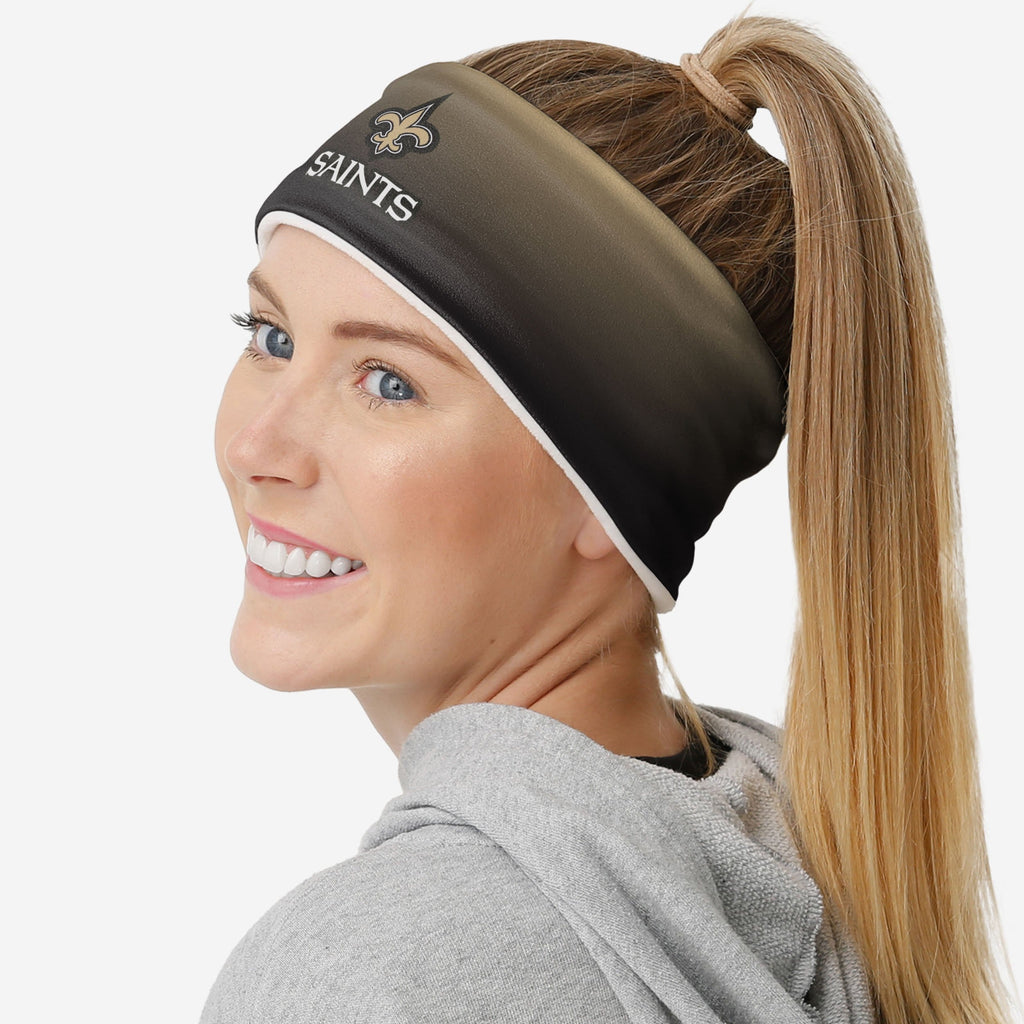 New Orleans Saints Womens Gradient Printed Headband FOCO - FOCO.com