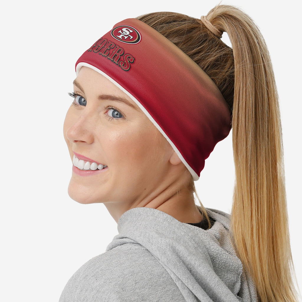 San Francisco 49ers Womens Gradient Printed Headband FOCO - FOCO.com