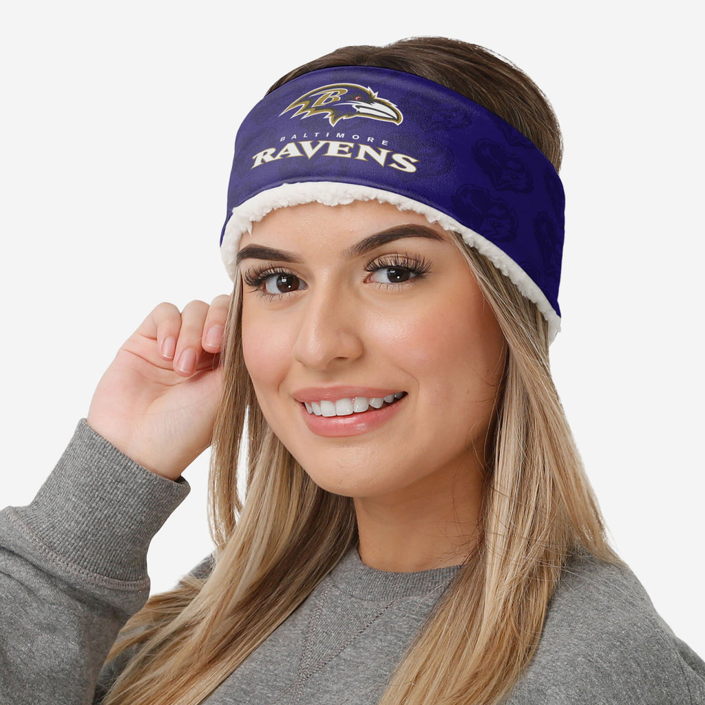 Baltimore Ravens Womens Head Start Headband FOCO - FOCO.com