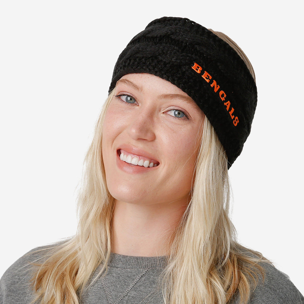 Cincinnati Bengals Womens Knit Fit Headband FOCO - FOCO.com