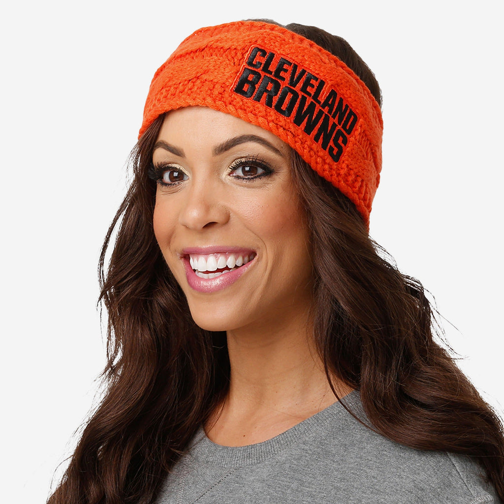 Cleveland Browns Womens Knit Fit Headband FOCO - FOCO.com