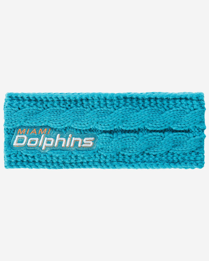 Miami Dolphins Womens Knit Fit Headband FOCO - FOCO.com