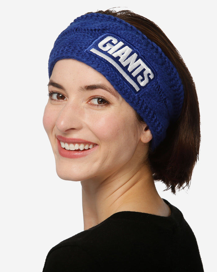 New York Giants Womens Knit Fit Headband FOCO - FOCO.com