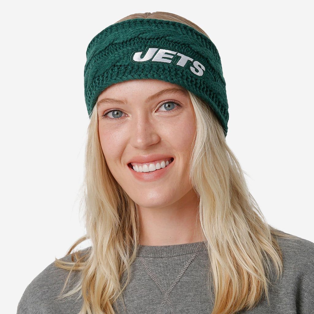 New York Jets Womens Knit Fit Headband FOCO - FOCO.com