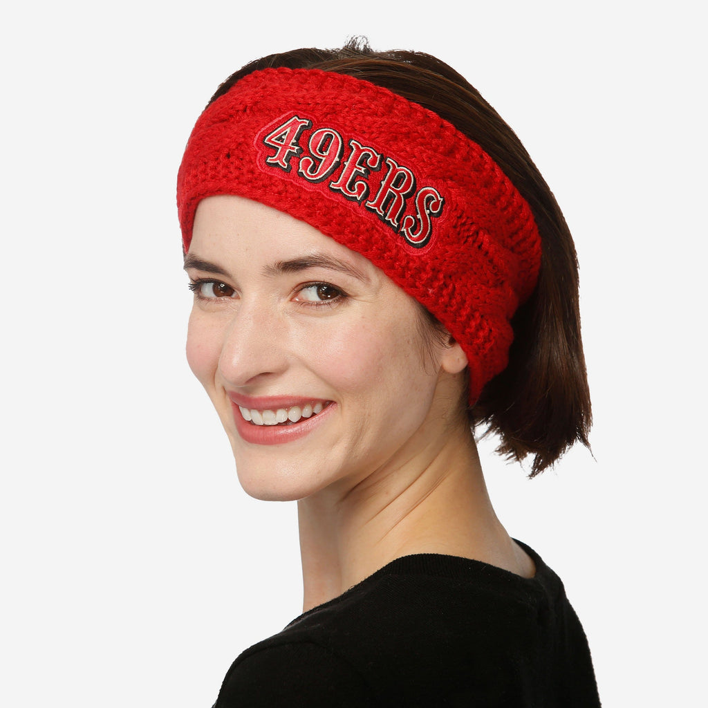 San Francisco 49ers Womens Knit Fit Headband FOCO - FOCO.com
