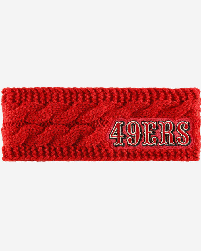 San Francisco 49ers Womens Knit Fit Headband FOCO - FOCO.com