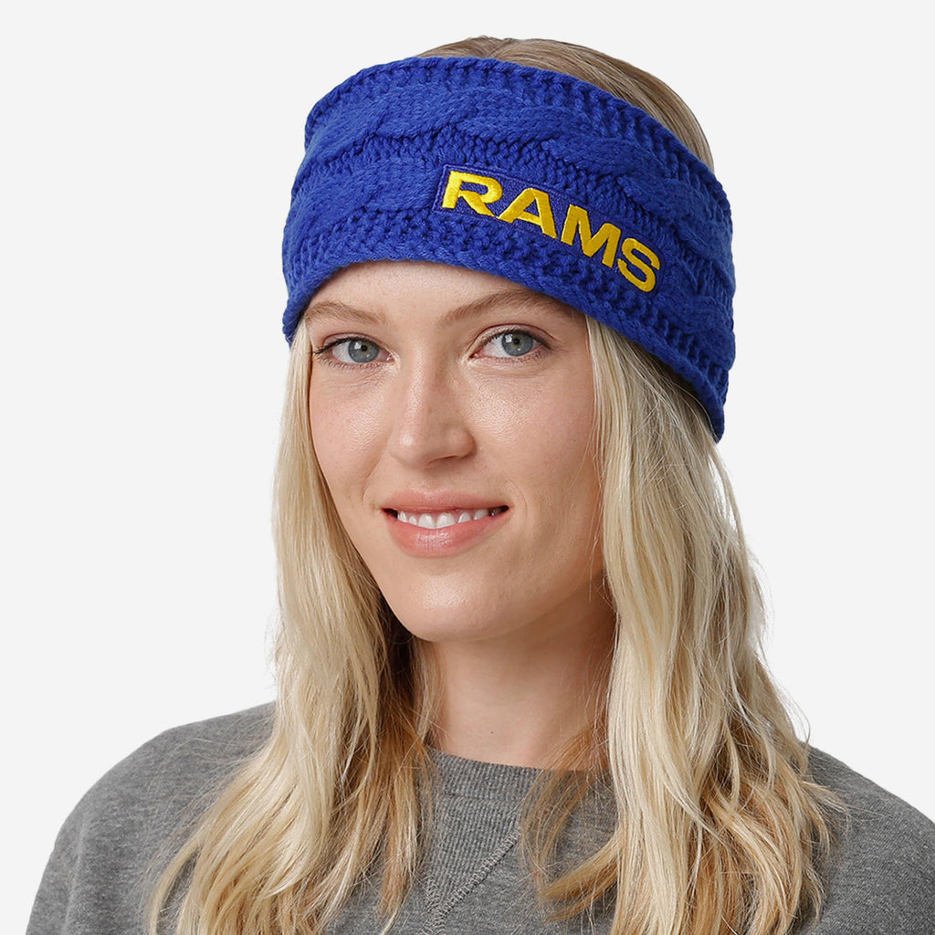 Los Angeles Rams Womens Knit Fit Headband FOCO - FOCO.com