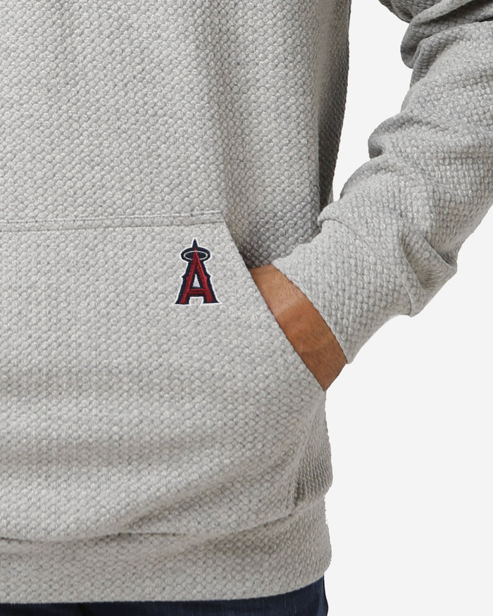 Los Angeles Angels Gray Woven Hoodie FOCO - FOCO.com