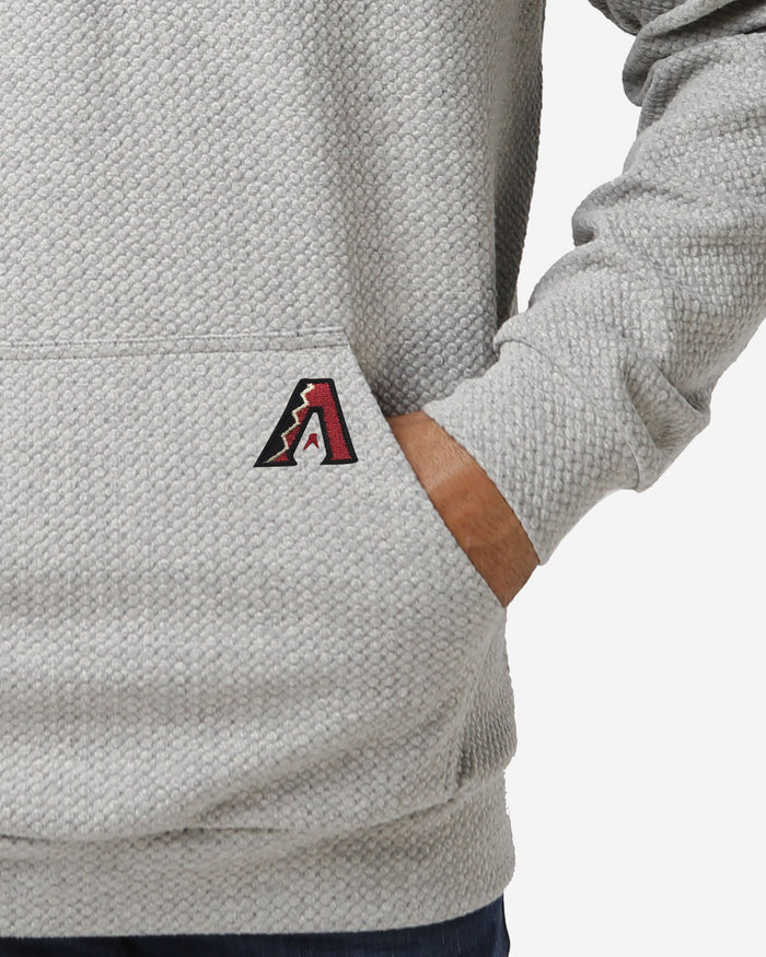 Arizona Diamondbacks Gray Woven Hoodie FOCO - FOCO.com