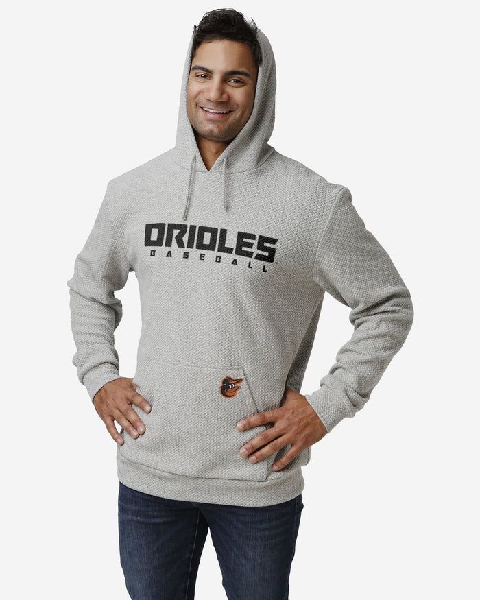 Baltimore Orioles Gray Woven Hoodie FOCO S - FOCO.com