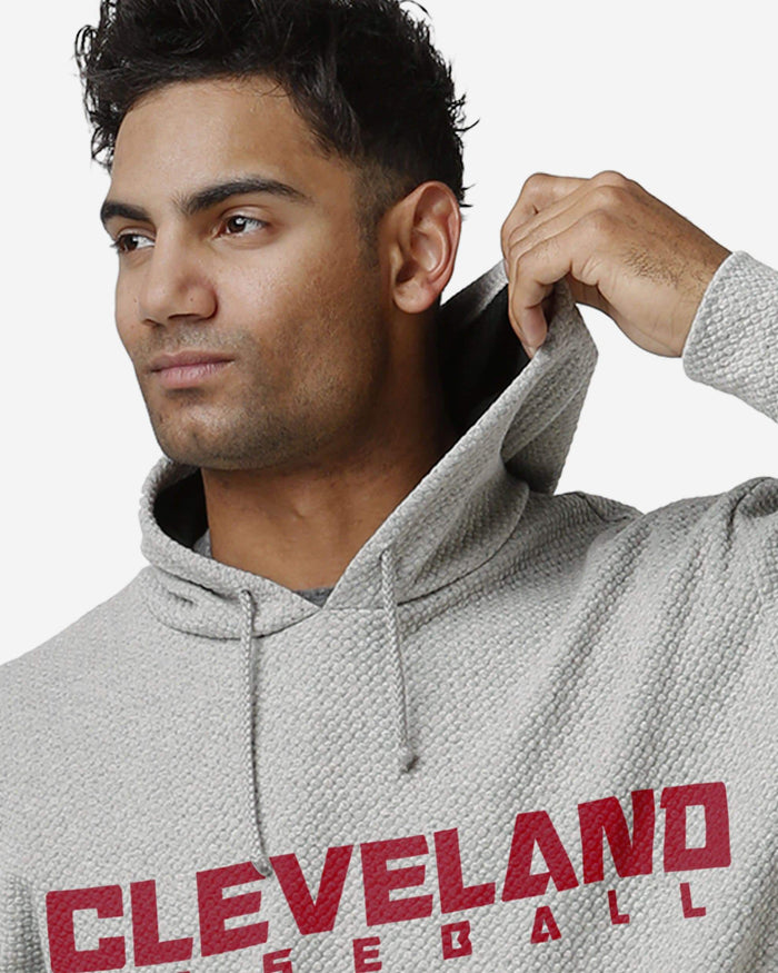 Cleveland Guardians Original Gray Woven Hoodie FOCO - FOCO.com