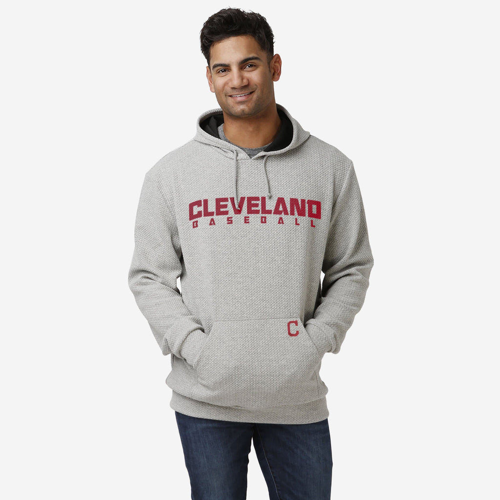 Cleveland Guardians Original Gray Woven Hoodie FOCO S - FOCO.com