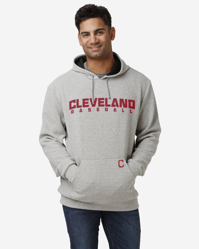 Cleveland Guardians Original Gray Woven Hoodie FOCO S - FOCO.com