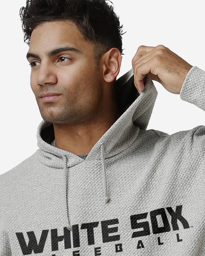 Chicago White Sox Gray Woven Hoodie FOCO - FOCO.com