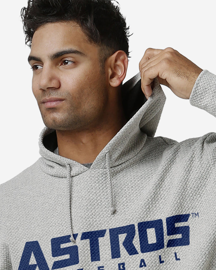 Houston Astros Gray Woven Hoodie FOCO - FOCO.com