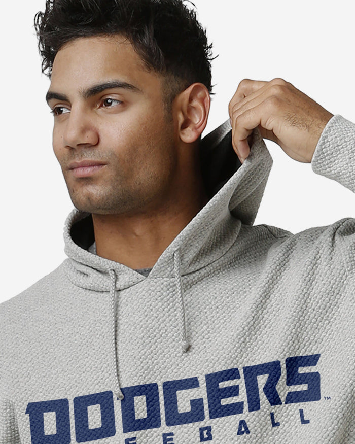 Los Angeles Dodgers Gray Woven Hoodie FOCO - FOCO.com