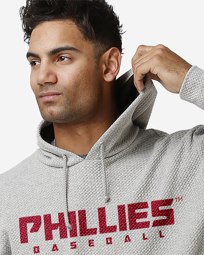 Philadelphia Phillies Gray Woven Hoodie FOCO - FOCO.com