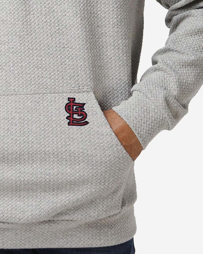 St Louis Cardinals Gray Woven Hoodie FOCO - FOCO.com