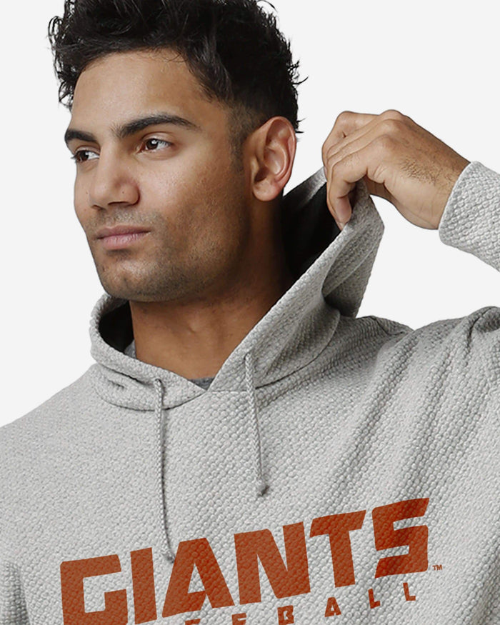 San Francisco Giants Gray Woven Hoodie FOCO - FOCO.com