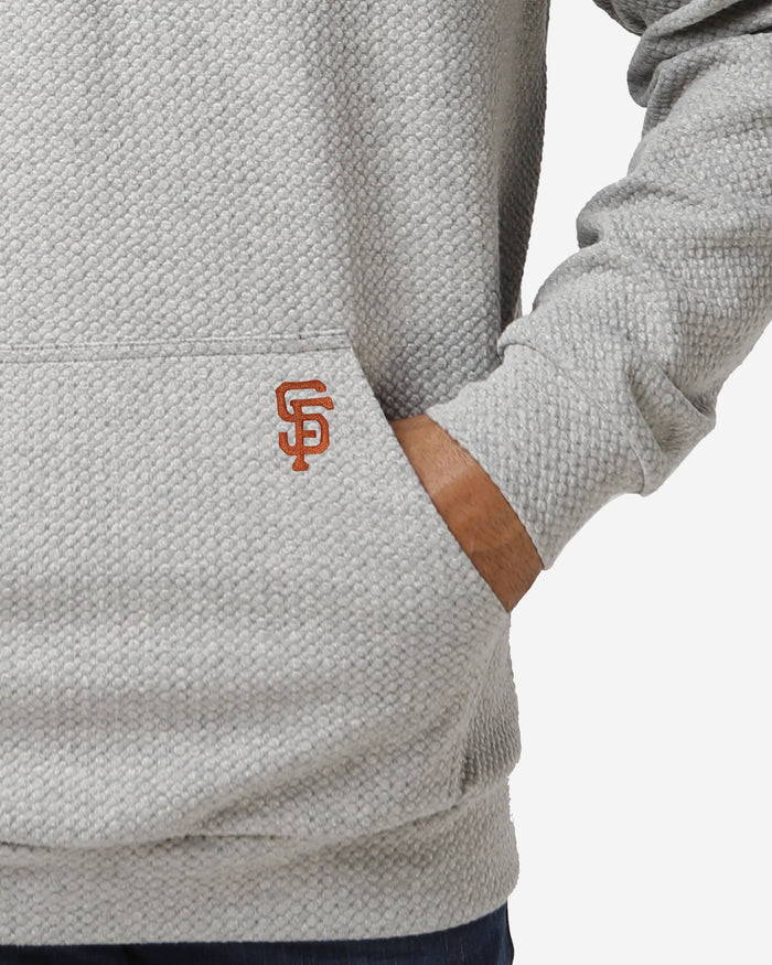 San Francisco Giants Gray Woven Hoodie FOCO - FOCO.com