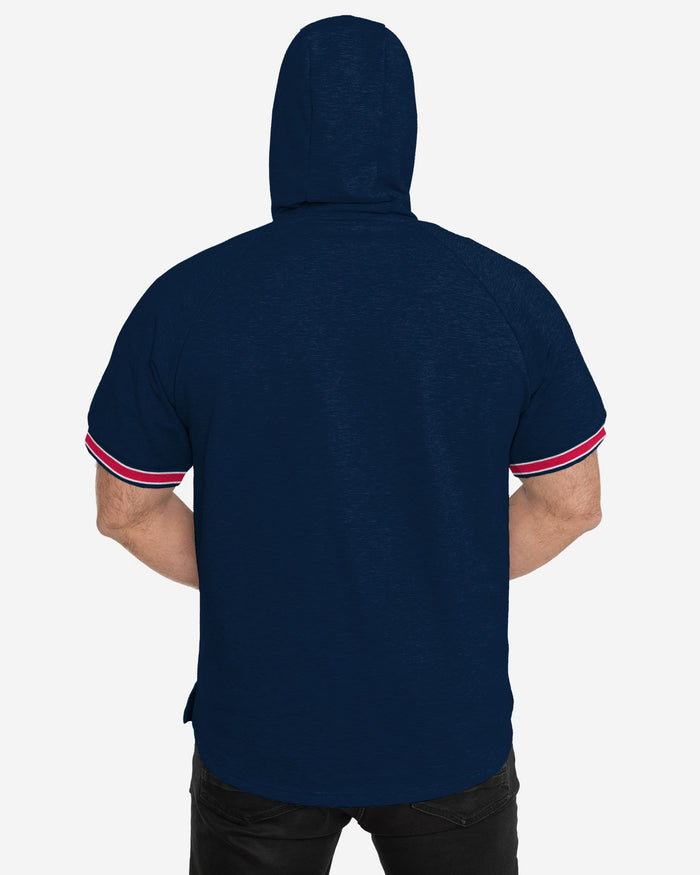 Atlanta Braves Short Sleeve Hoodie FOCO - FOCO.com