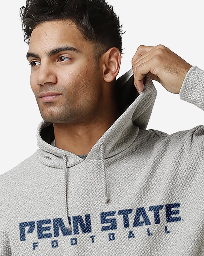 Penn State Nittany Lions Gray Woven Hoodie FOCO - FOCO.com