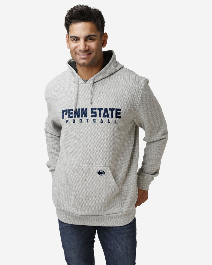 Penn State Nittany Lions Gray Woven Hoodie FOCO S - FOCO.com