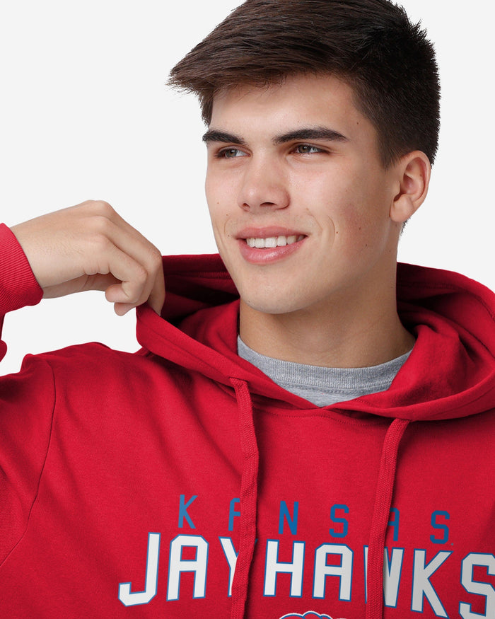 Kansas Jayhawks Solid Hoodie FOCO - FOCO.com