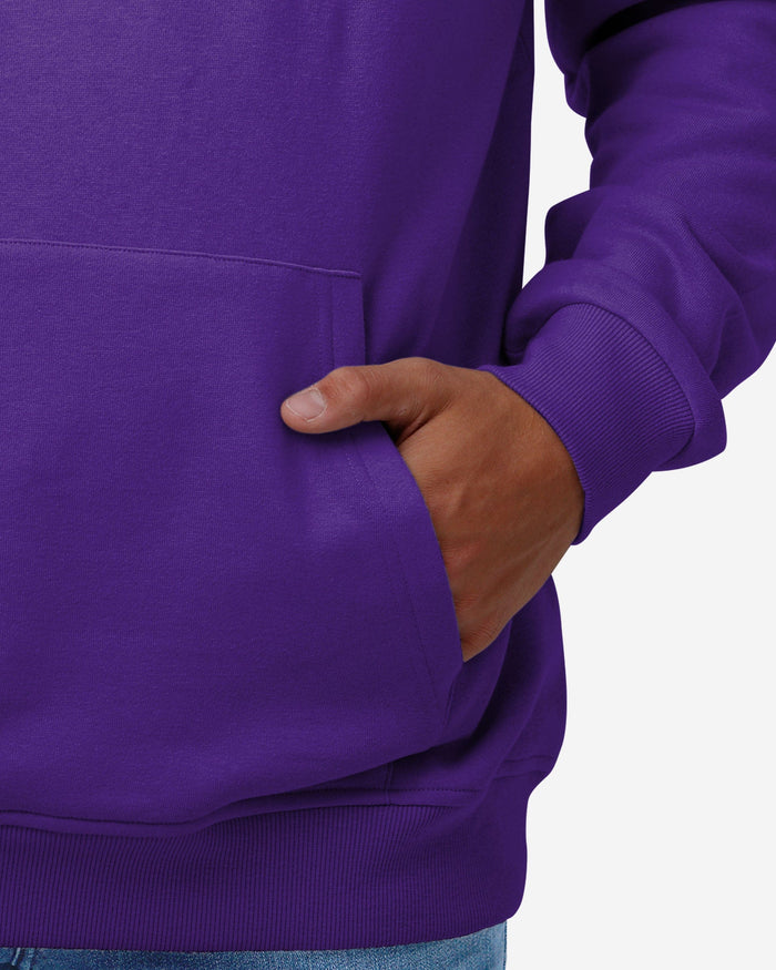 LSU Tigers Solid Hoodie FOCO - FOCO.com