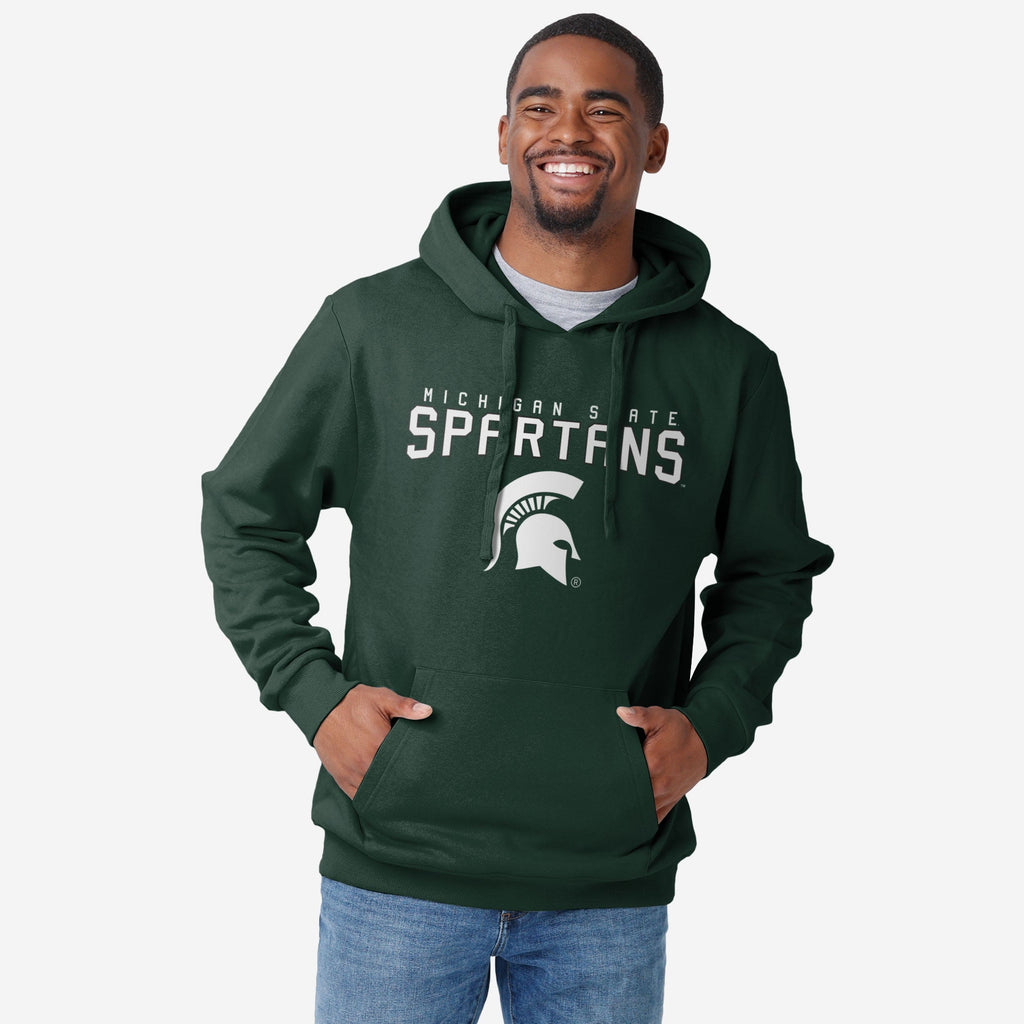 Michigan State Spartans Solid Hoodie FOCO S - FOCO.com