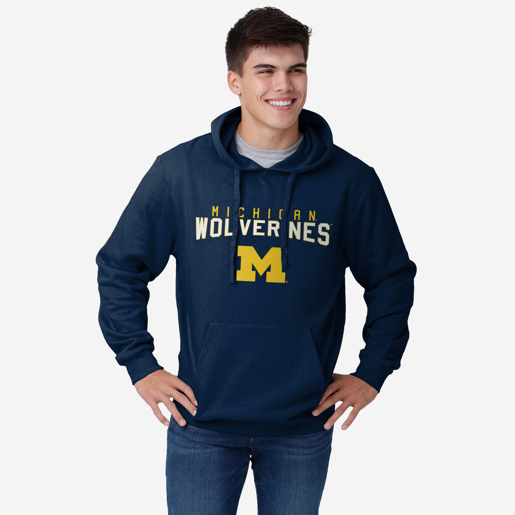 Michigan Wolverines Solid Hoodie FOCO S - FOCO.com