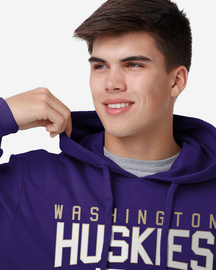 Washington Huskies Solid Hoodie FOCO - FOCO.com