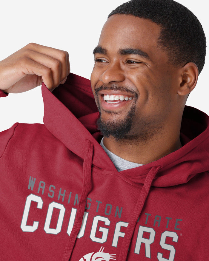 Washington State Cougars Solid Hoodie FOCO - FOCO.com