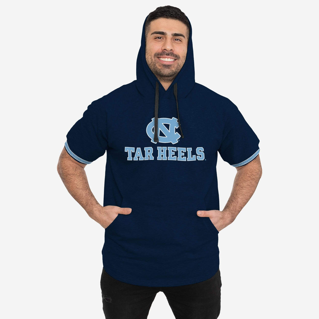 North Carolina Tar Heels Short Sleeve Hoodie FOCO S - FOCO.com