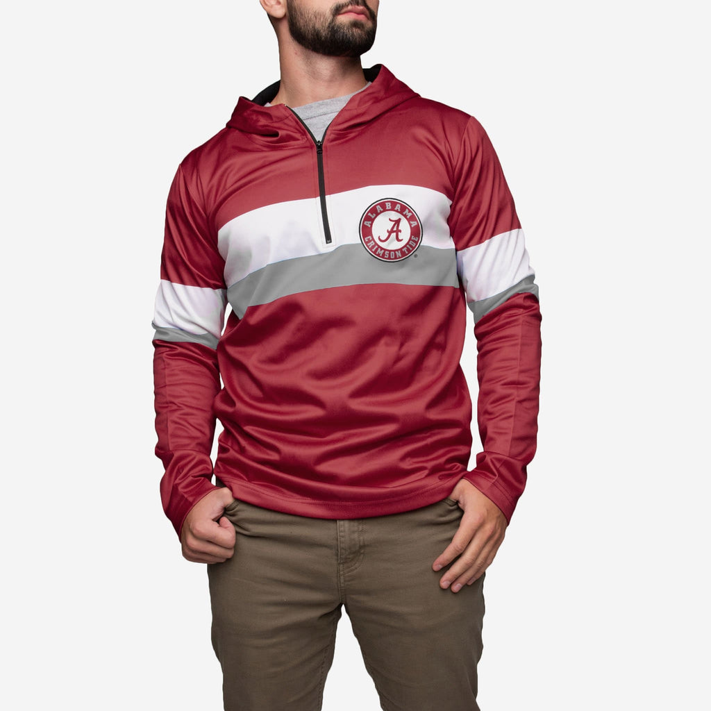 Alabama Crimson Tide Quarter Zip Hoodie FOCO - FOCO.com