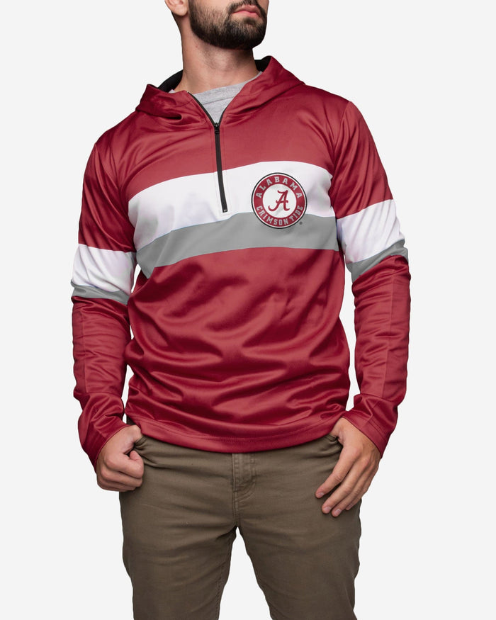 Alabama Crimson Tide Quarter Zip Hoodie FOCO - FOCO.com