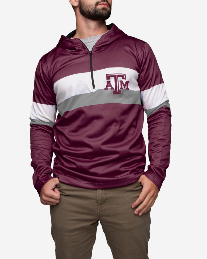 Texas A&M Aggies Quarter Zip Hoodie FOCO - FOCO.com