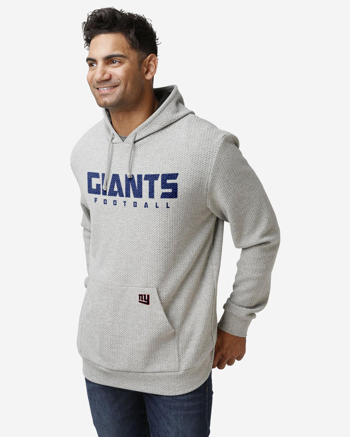 New York Giants Gray Woven Hoodie FOCO S - FOCO.com