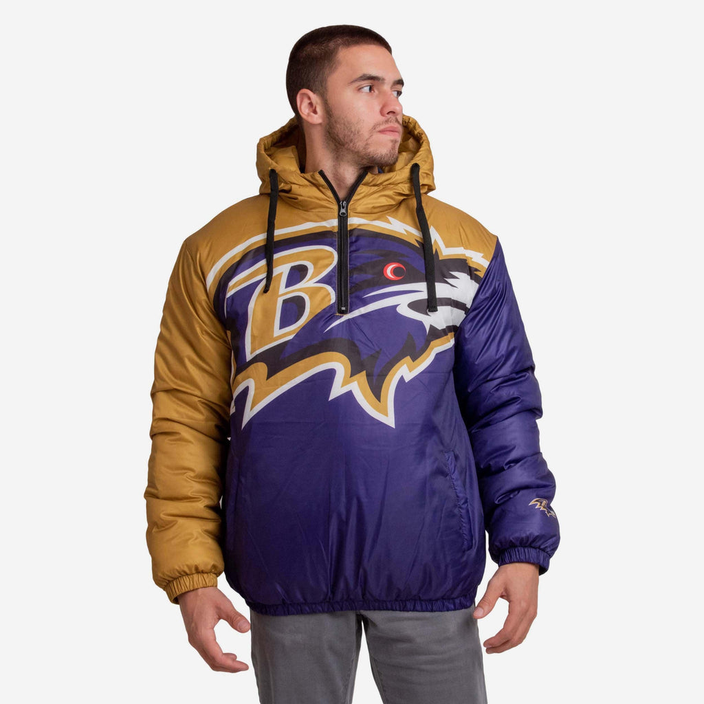 Baltimore Ravens Tundra Puffy Poly Fill Pullover FOCO S - FOCO.com